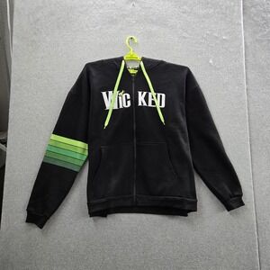 Wicked Women Hoodie 3XL Black Graphic Fleece Wicked Spellout Activewear